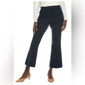 Favorite Daughter The Phoebe Crop Flare Pant in Navy